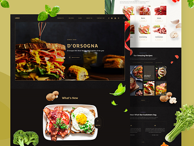 Restaurant Website Landing Page