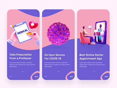 Onboarding Screen- Doctor Appointment App