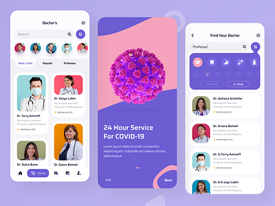 Doctor List Page- Doctor Appointment App