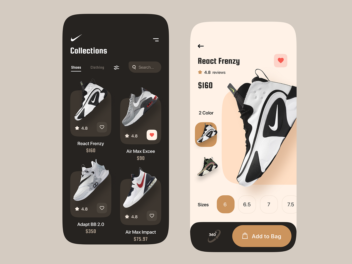 E-Commerce Mobile App Interaction by Shafiqul Islam 🌱 for QClay on Dribbble