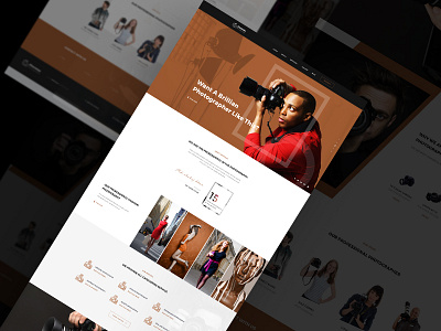 Photolac Photography Web Template by Shafiqul Islam 🌱 on Dribbble