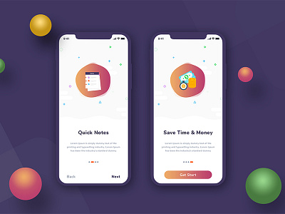 Splash App Screen android application apps design gradient color ios screen iphone x minimal app mobile apps screen splash screen uiux