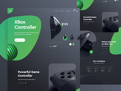 Product Landing Page - Xbox Controller