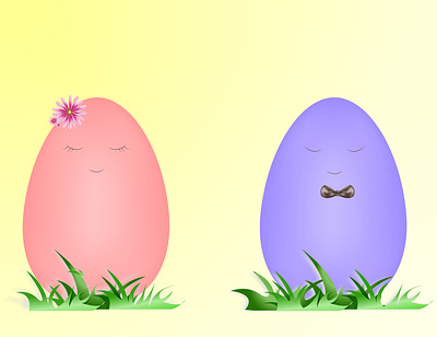 easter3 blue celebrate color design easter easter bunny egg eggs flower gift green illustration pink vector