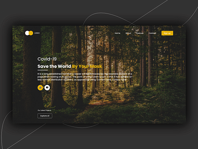 Landing Page ui ux web