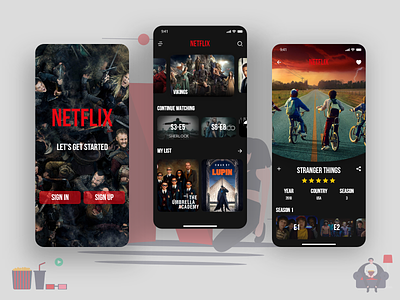 Netflix Redesign app app design design iphone ui ux