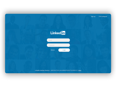 linkedin sign up with facebook page