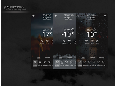 UI Weather Concept