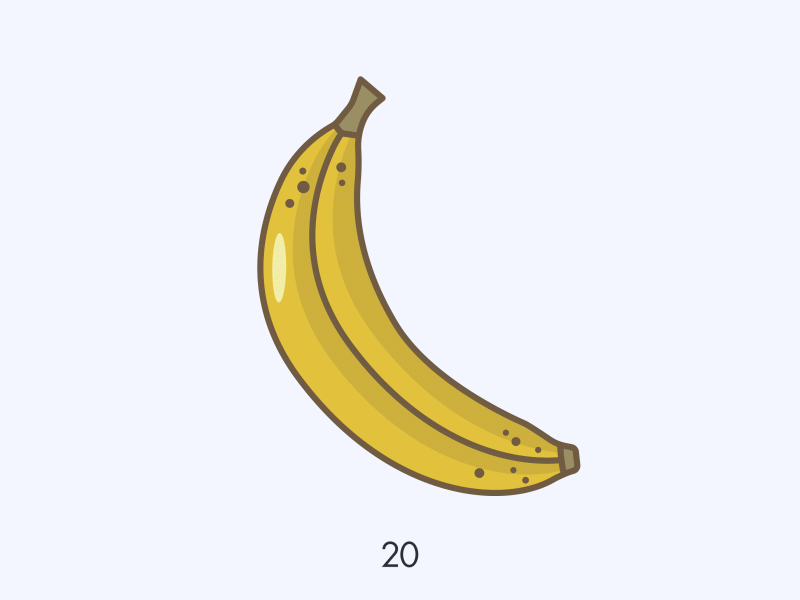 Baby Weeks 20-25 after affects animation comparison fruits illustration illustrator pregnancy vegetables week