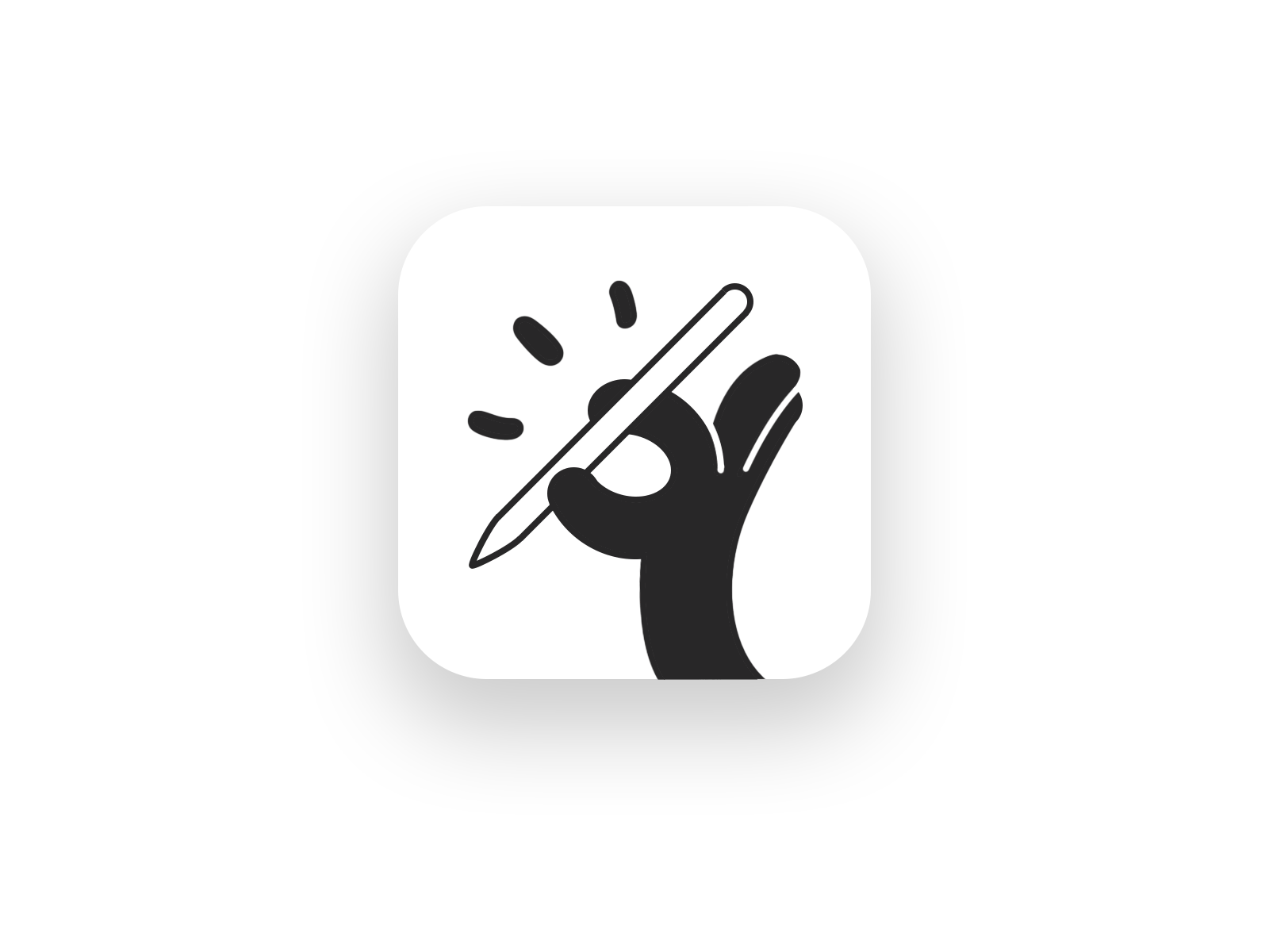 Procreate Icon illustration logo