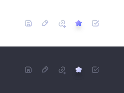 Icons checkbox clean dribbble file iavgel icon icons identity illustration ios light link pencil star icon start ui