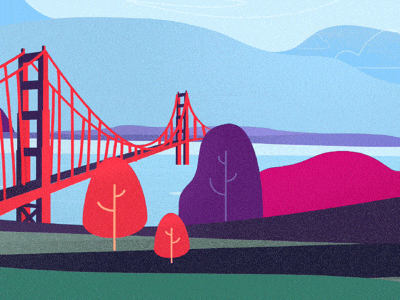 Golden Gate Bridge ai bridge clean golden gate bridge illustration top