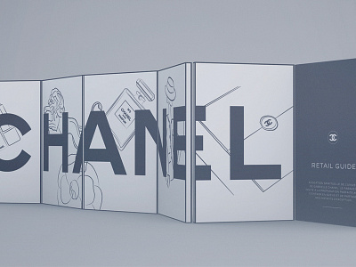 CHANEL Concept store Brand bible / Print Box bible brand chanel digital history pos print