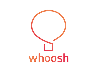 Whoosh balloon dailylogochallenge dailylogochallengeday2 day2 design logo