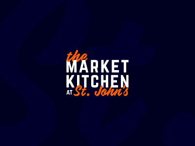 Market Kitchen Logo branding logo typography