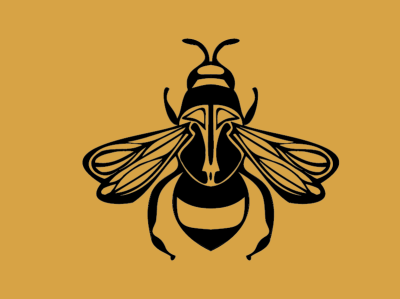 🐝 bee art custom artwork illustrator insectdesign tattoo design