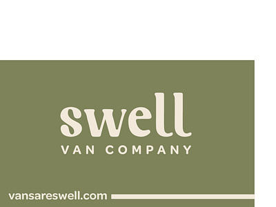 Swell Van Company Business Card /front