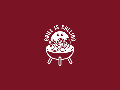 Logo - G.I.C [Grill Is Calling] branding design graphic design icon logo