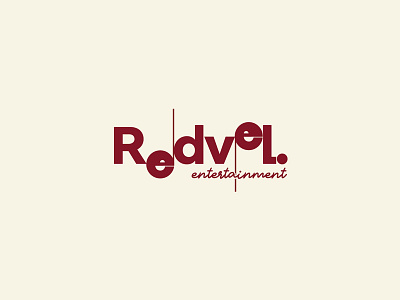 Logo - Redvel Entertainment branding design graphic design icon illustration logo typography