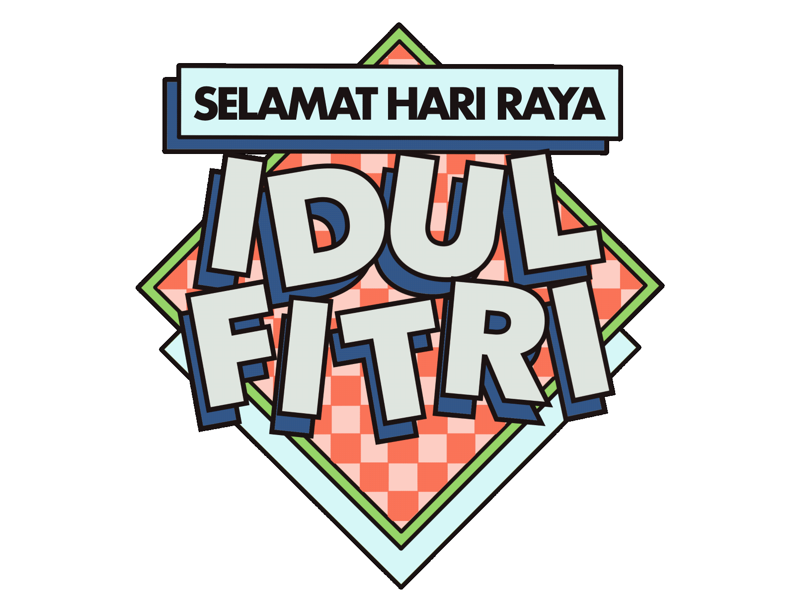 instagram gif for eid (4) animation branding design eid graphic design hari raya idul fitri illustration lebaran ramadhan typography vector