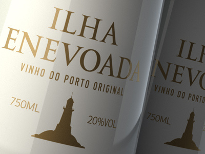 Ilha Enevoada wine alco alcohol blanc bottle brand branding for identity misty package package design pavel kulinsky typography white wine