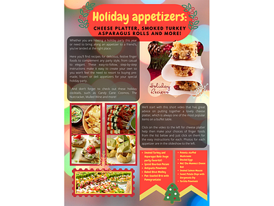 Exercise 7 - Holiday Appetizers (Poster)