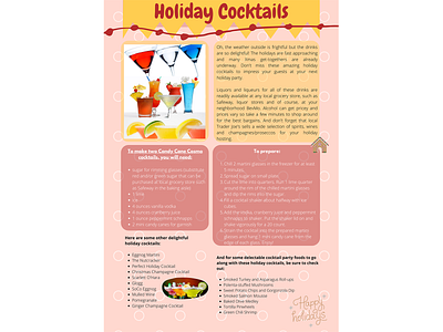 Exercise 7 - Holiday Cocktails (Poster)