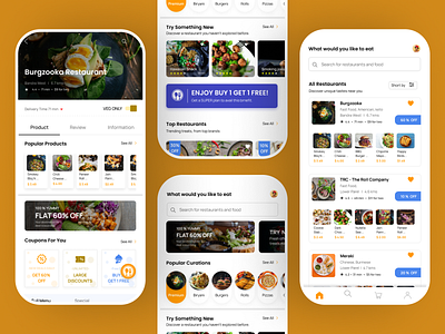 FOODY | Food Delivery App 2021 app appdesign branding clean design designer food food delivery foody graphic design ui ui design uiux ux ux design