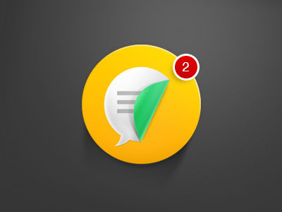Chat icon chat green icon red round icon yellow
