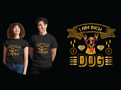 I am Rich Dog Tshirt