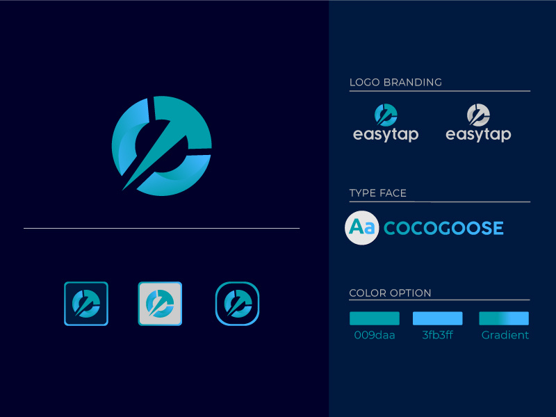 Easytap Logo Branding By Graphic Ins On Dribbble