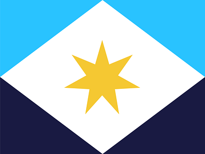 Salt Lake City Flag Art (4:3) flag flag design graphic design vexillology