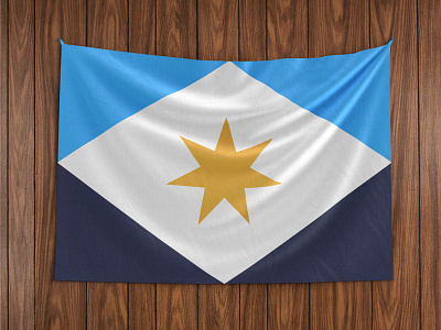 Salt Lake City Flag Mock-up (2 of 2) flag flag design graphic design vexillology