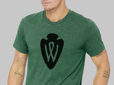 WriteOut 2019 Arrowhead Mark T-shirt branding event graphic design logo t shirt