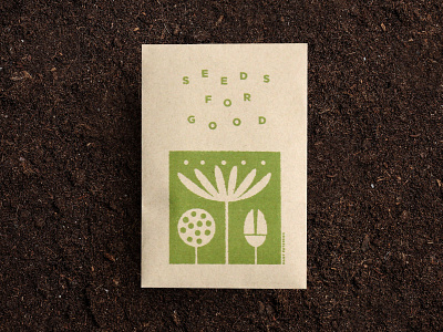 IG19 Seeds for Good Packet branding event graphic design packaging typography