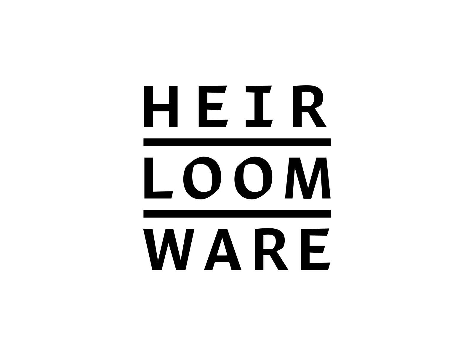 Heirloomware Logo Kit branding graphic design identity logo logotype mark typography