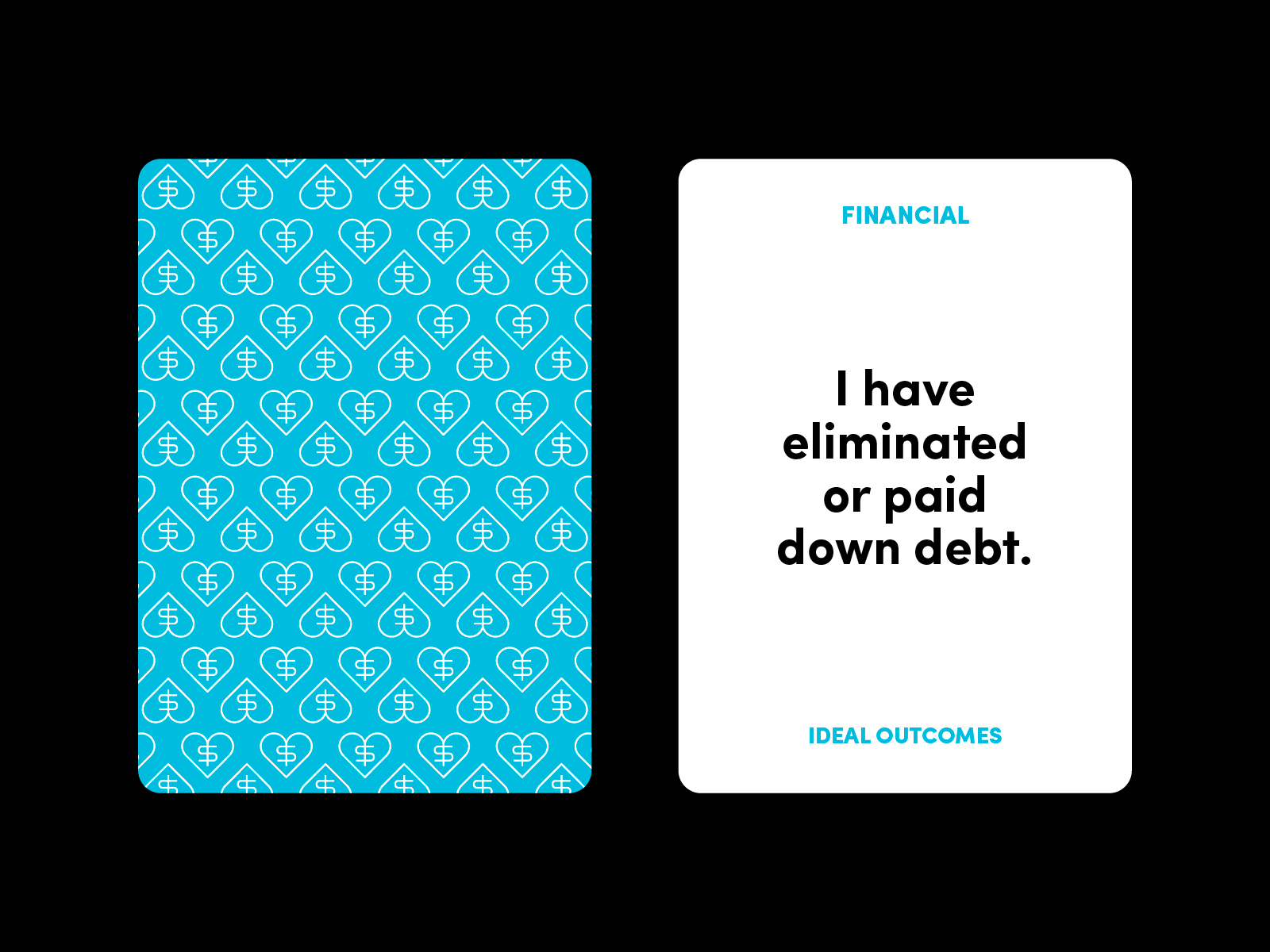 Ideal Outcomes Cards branding graphic design iconography pattern