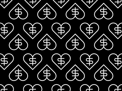 MONEY + LIFE Pattern branding graphic design iconography pattern