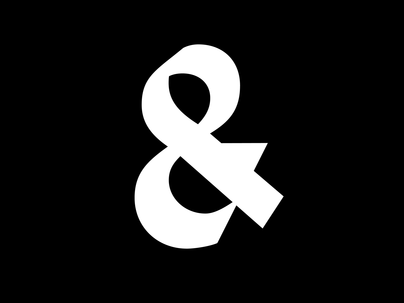 Eves & Sons Barbers Ampersand Mark branding graphic design logo typography