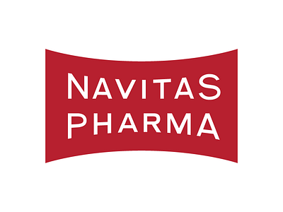 Navitas Pharma Logo badge branding graphic design lettering typography wordmark