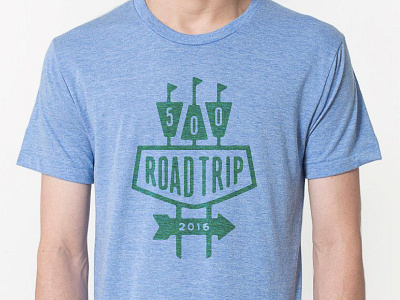 Road Trip T-Shirt 1/4 badge graphic design iconography illustration t shirt