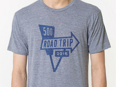 Road Trip T-Shirt 3/4 badge graphic design iconography illustration t shirt