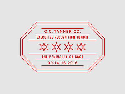 Summit Chicago Badge 3/3 badge graphic design iconography