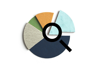 Paper Pie Chart chart graphic illustration paper