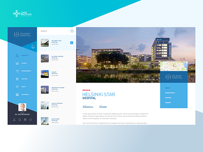 CareBrother | Healthapp appointment booking dashboard dashboard ui doctor health hospital interface medical ui ux webdesign website