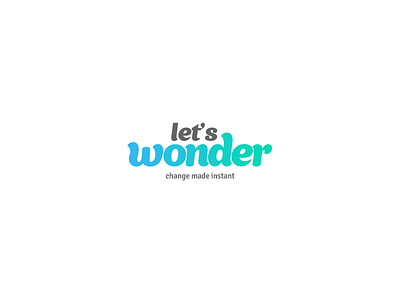 Wonder branding instant logo shopping wonder