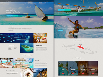 Maldives Resorts booking hotels interface islands maldives minimal travel ui ux website