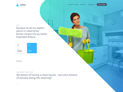 Mopper | Book a cleaner | Make some extra cash app cleaners cleaning interface minimal mobile recruitment simple ui ux webdesign website