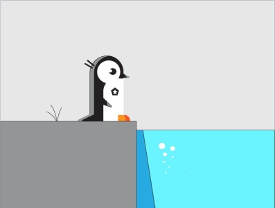 Penguin_illustration design illustration