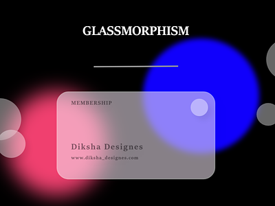 Glassmorphism_Card Design card design glassmorphism ui uiux